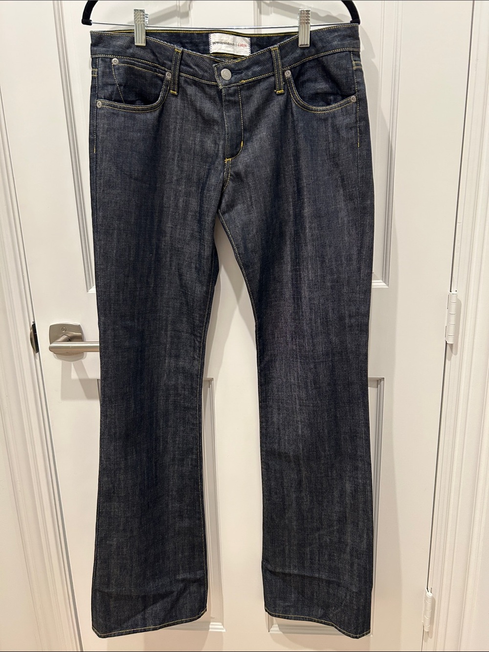 Paper Denim and Cloth Dark Wash Jeans. Mid Rise.